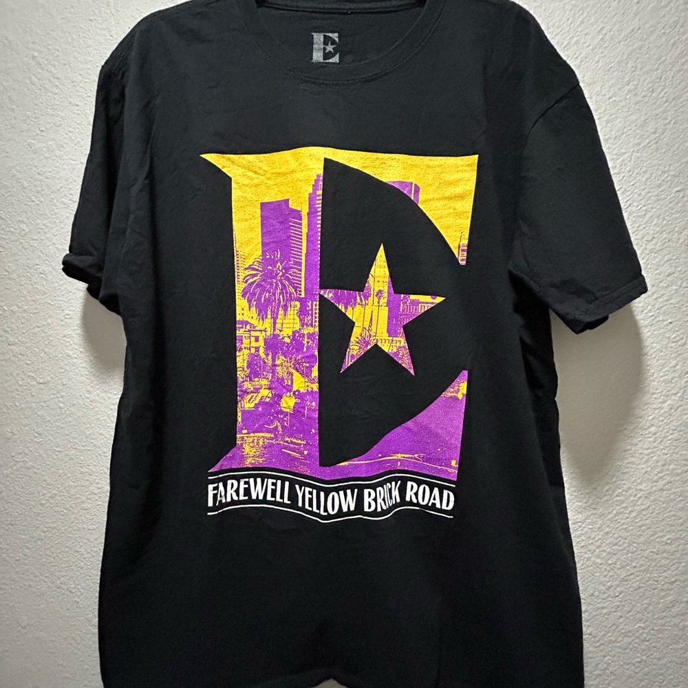 Elton John Farewell Yellow Brick Road Los Angeles Farewell 2019 Tour Shirt